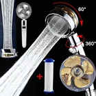 Вращающаяся на 360 дождевая Лейка для душа, ручная Массажная душевая лейка высокого давления для ванной комнаты