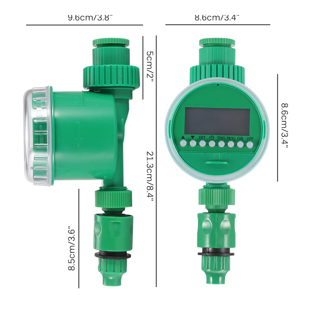 

1pcs Automatic Electronic Water Timer Garden Irrigation Controller Electric Valve Garden Water Timer Display Watering System