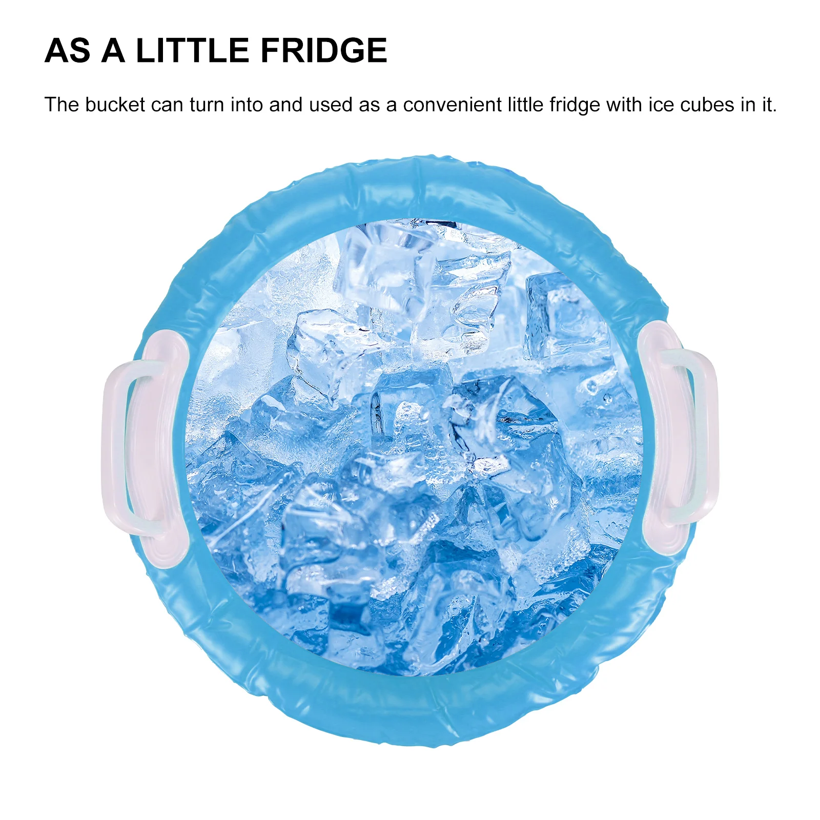 

Summer Party Bucket Cup Holder Inflatable Pool Float Beer Drink Cooler Table Bar Tray Portable Beach Swimming Ring Accessories