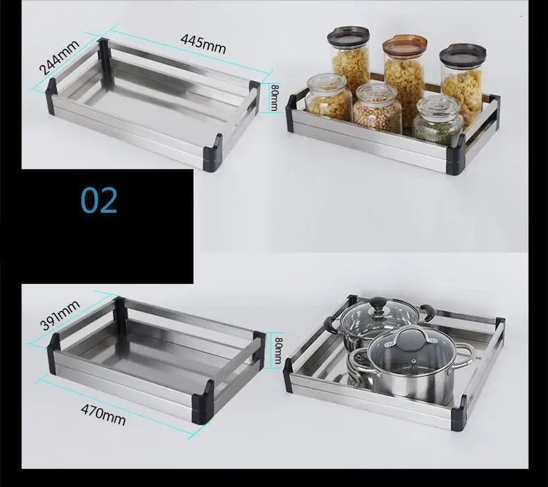Для Keuken Organizar блюдо Cucina Cestas Corredera кухонная стойка из нержавеющей стали Cozinha кухонная корзина для шкафа