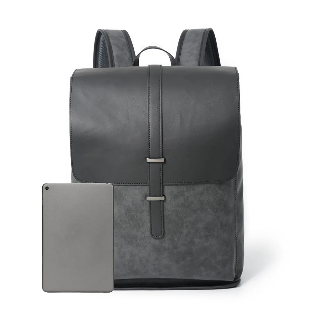 Винтажный матовый рюкзак из искусственной кожи мужской модельер мужские рюкзаки