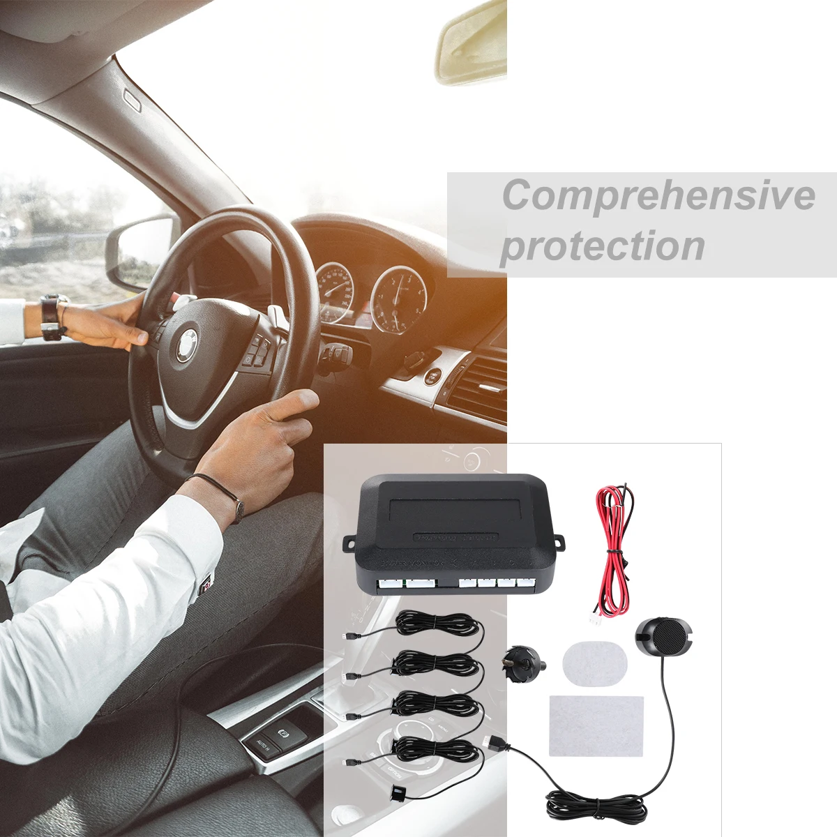 1 комплект автомобильные парковочные датчики 4 датчика | Автомобили и мотоциклы