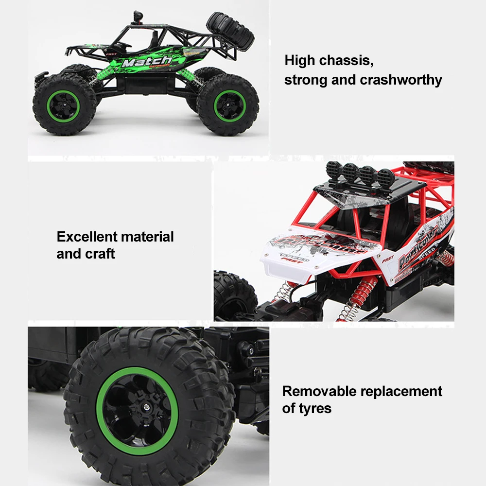 Радиоуправляемый автомобиль 4WD альпинистский автомобиль 4x4 Двойной Мотор привод Bigfoot автомобиль пульт дистанционного управления модель внедорожника Игрушки для мальчиков Детский подарок