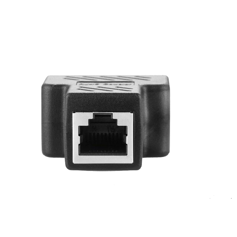 1 шт. 1-2 способа RJ45 Женский сплиттер адаптер Разъемы интерфейс Ethernet кабель Sub для