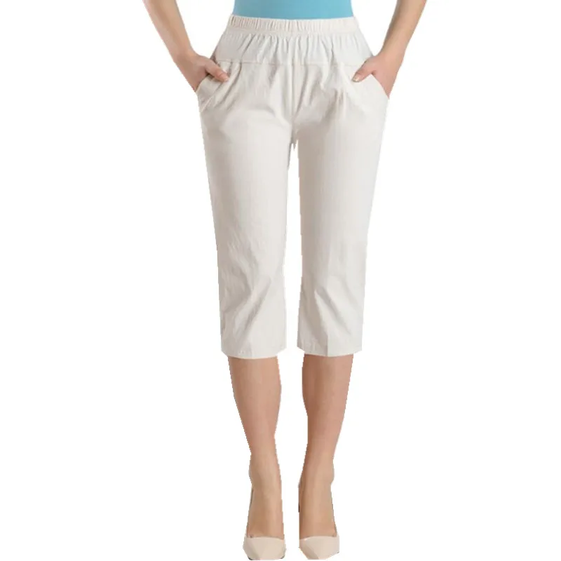 Женские Капри брюки новинка 2021 летние женские повседневные Прямые конфетных