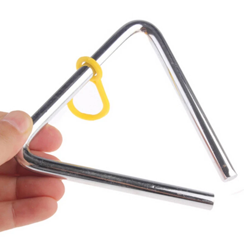 

1PC 4-7 Inch Children Toy Musical Instrument Rhythm Band Music Educational Preschool Percussion with Metal Stick High Quality