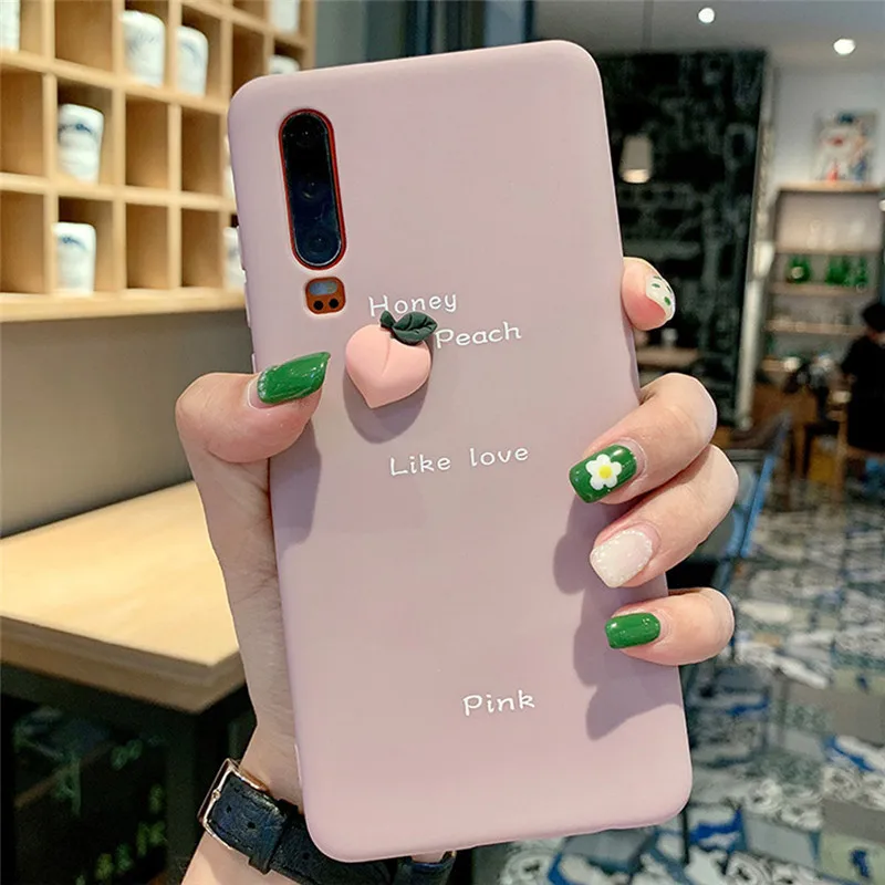 Чехол для телефона iPWSOO с объемным мультяшным изображением авокадо Huawei P30 Pro P20 Mate 20