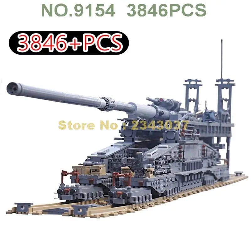 10005 3846 шт. 3in1 военные Ww2 Tm3 12 Пособия по немецкому языку 80 см железнодорожное орудие