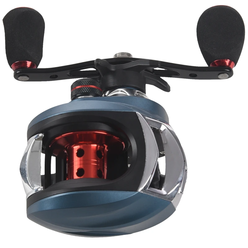 

7,2: 1 18 + 1Bb Carretilha De Pesca Molinete мультипликатор Baitcast Центробежная катушка двойной тормозной приманки литья катушки Moulinet для Shi