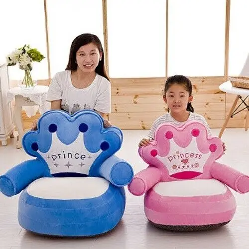 Cute Kids Sofa Baby Seats Furniture Only Cover NO Filling Cartoon foldable Seat Children Chair Toddler Folding |