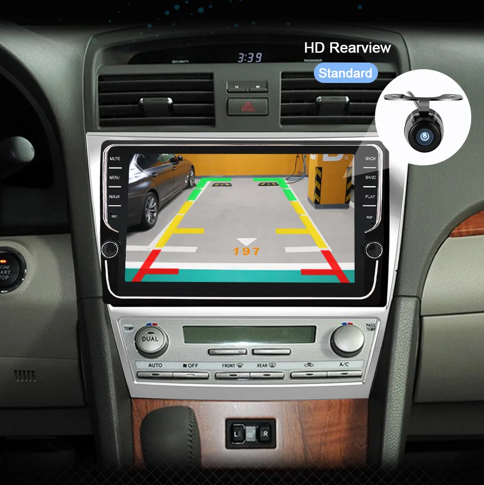 Eunavi ips TDA7851 Android 9 автомобильный Радио gps навигация для Toyota camry 2007 2008 2009 2010 2011 Мультимедиа стерео плеер без dvd