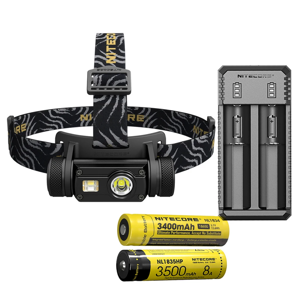 NITECORE HC65 USB Перезаряжаемый налобный фонарь XM L2 U2 светодиодный максимум 1000 люмен