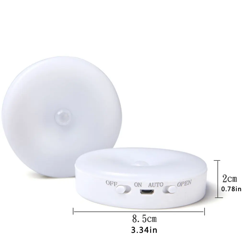 

Human Intelligent Light Controlled Night Light Led Automatic Lamp Lithium Battery Charging Convenient Night Lamp
