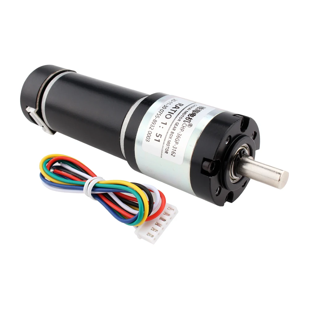 Планетарный редукторный двигатель постоянного тока ABHL 36 мм 11PPR датчик Холла с