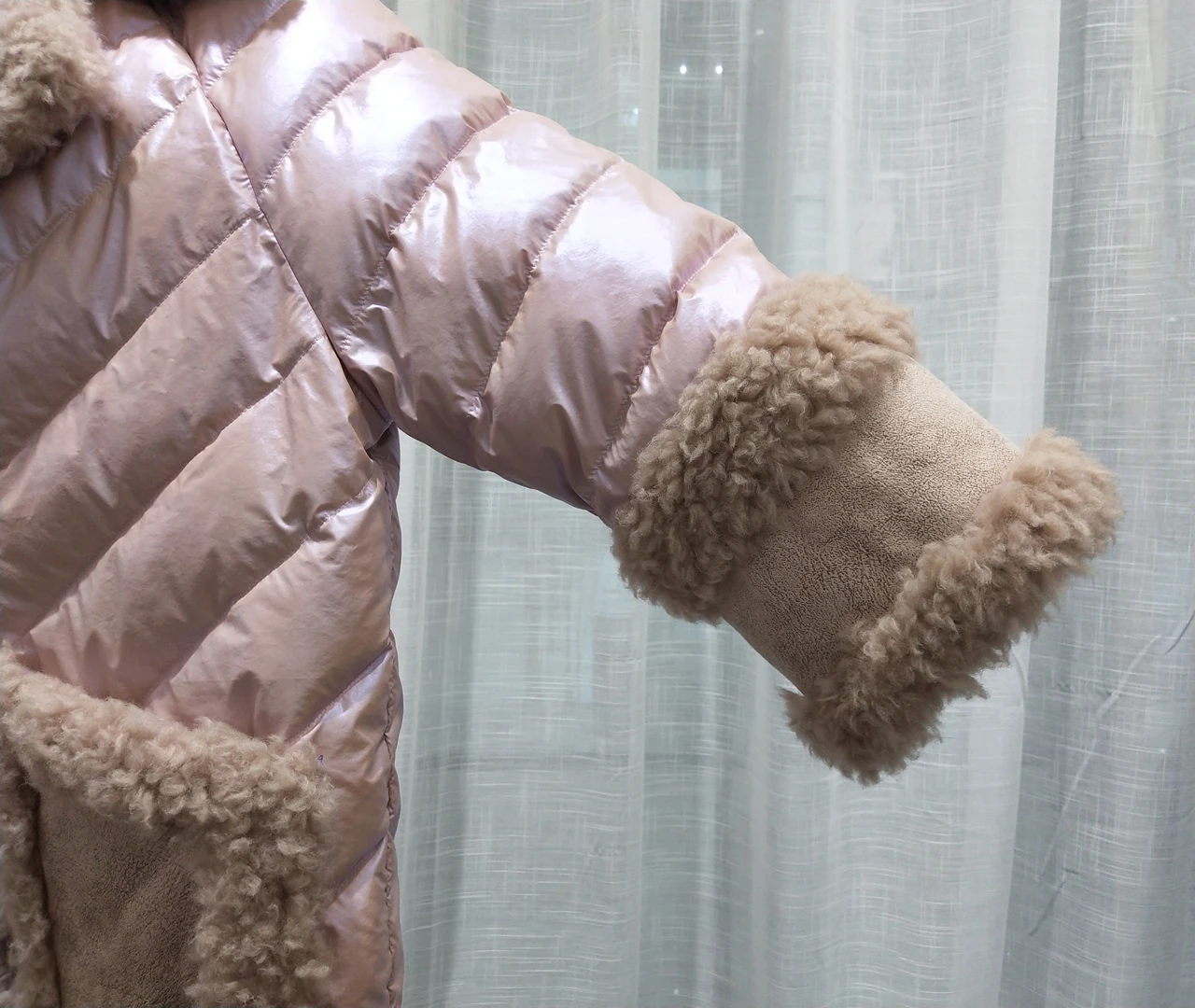 Натуральное шерстяное пальто Зимняя Женская 90% белая куртка-пуховик однотонная куртка с отложным воротником Новое поступление Толстая теплая верхняя одежда