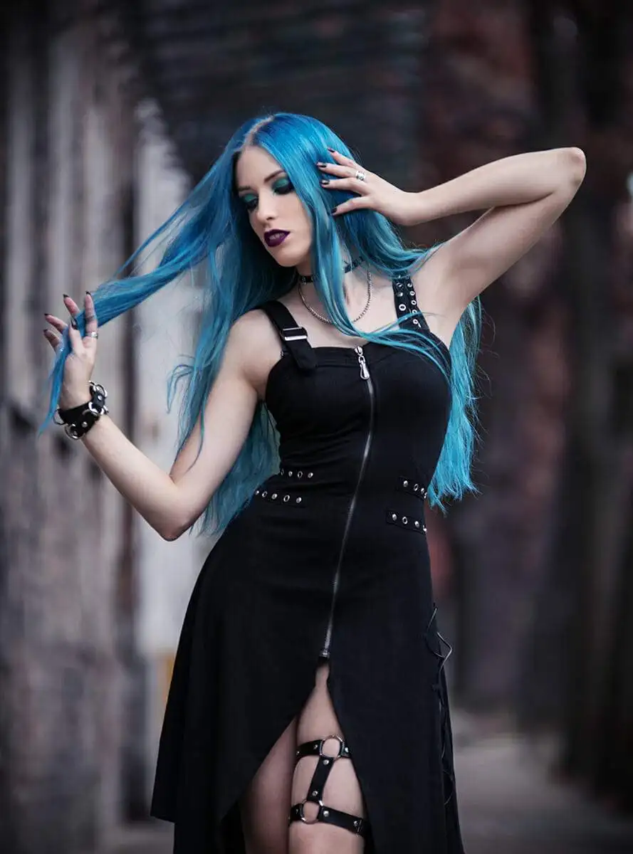 Женское асимметричное платье на молнии с открытыми плечами | Женская одежда