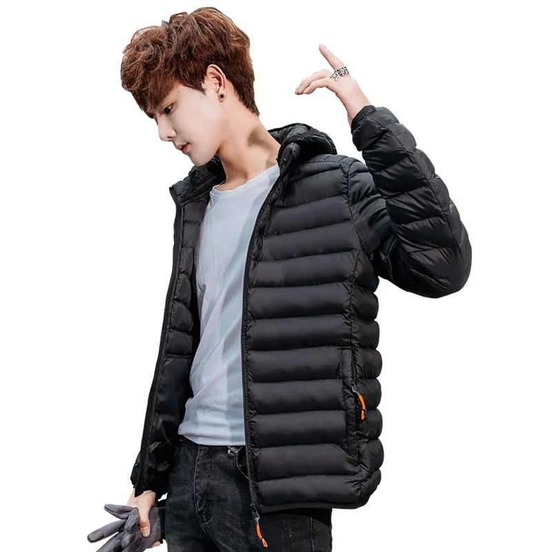 

Модная Повседневная Удобная тонкая универсальная ветрозащитная мужская одежда с капюшоном и хлопковой подкладкой