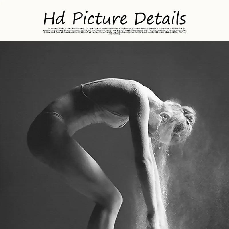 Черно белая Скандинавская фигурка раньше картина маслом холст плакаты принты