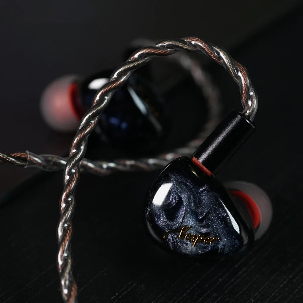 2021 QOA Vesper 1DD + 1 Knowles BA Гибридный Драйвер блок наушников DJ музыкальный монитор HIFI