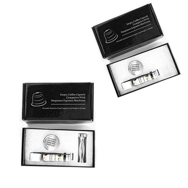 

Used in for Nespresso Coffee Machines, Repetitive Stainless Steel Coffee Capsules, Refillable for Nespresso