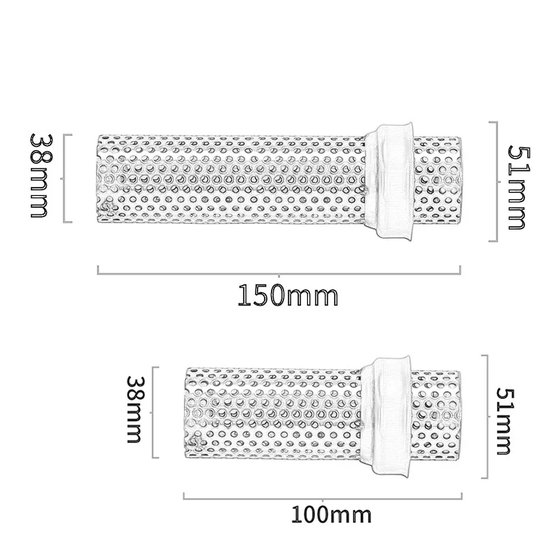 Универсальный катализатор глушитель шума выхлопных газов для мотоцикла 51 мм 60 -