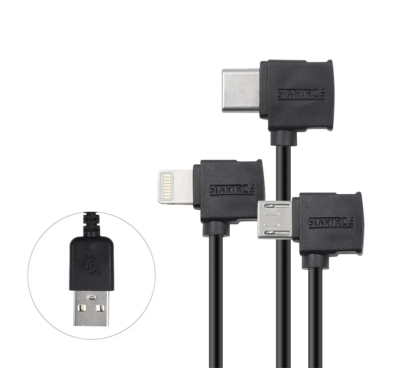 Для DJI OSMO Mobile 3 ручной карданный стабилизатор зарядный кабель 35 см локоть USB зарядное устройство подключить провод DJI OSMO Мобильные аксессуары