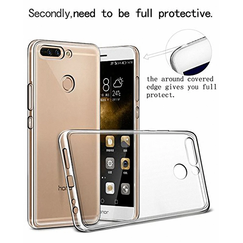 Силиконовый чехол для Huawei Honor V9 8 Pro 360 дюйма противоударный | Мобильные телефоны и