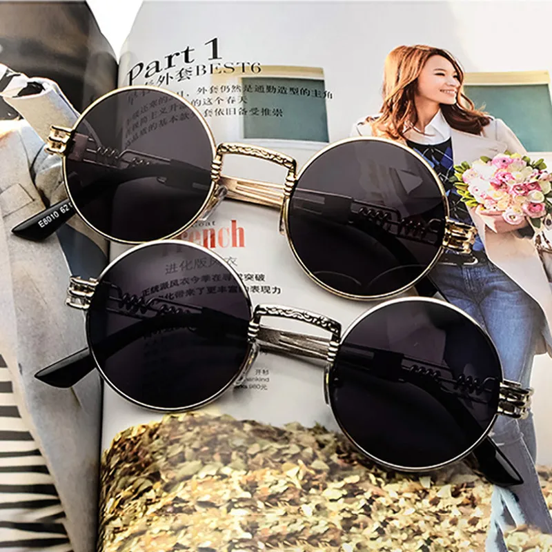 KANDREA 2020 женские круглые пластиковые солнцезащитные очки брендовые дизайнерские