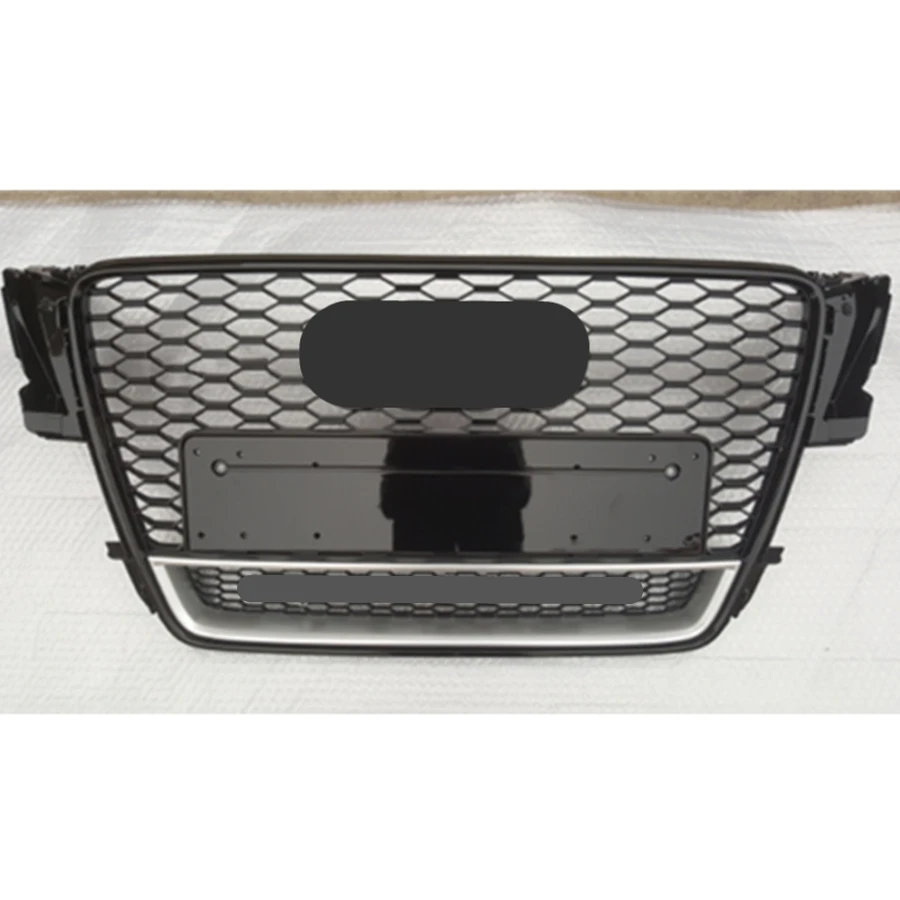 Для RS5 стиль Передняя Спортивная Шестигранная сетчатая сотовая бленда глянцевый