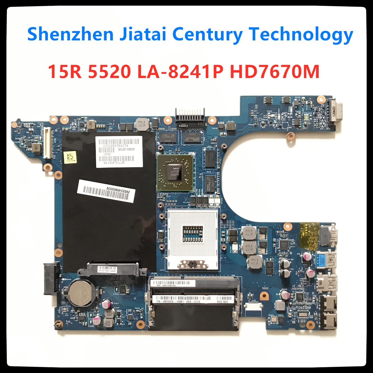 QCL00 LA 8241P материнская плата CN 06D5DG 6D5DG для dell Inspiron 15R 5520 7520 Материнская ноутбука HD7670M