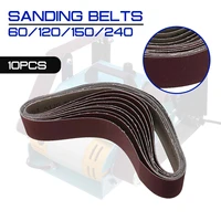 60120150240 grit 10pcs sanding belt 40mm x 680mm for grinding machine sand paper