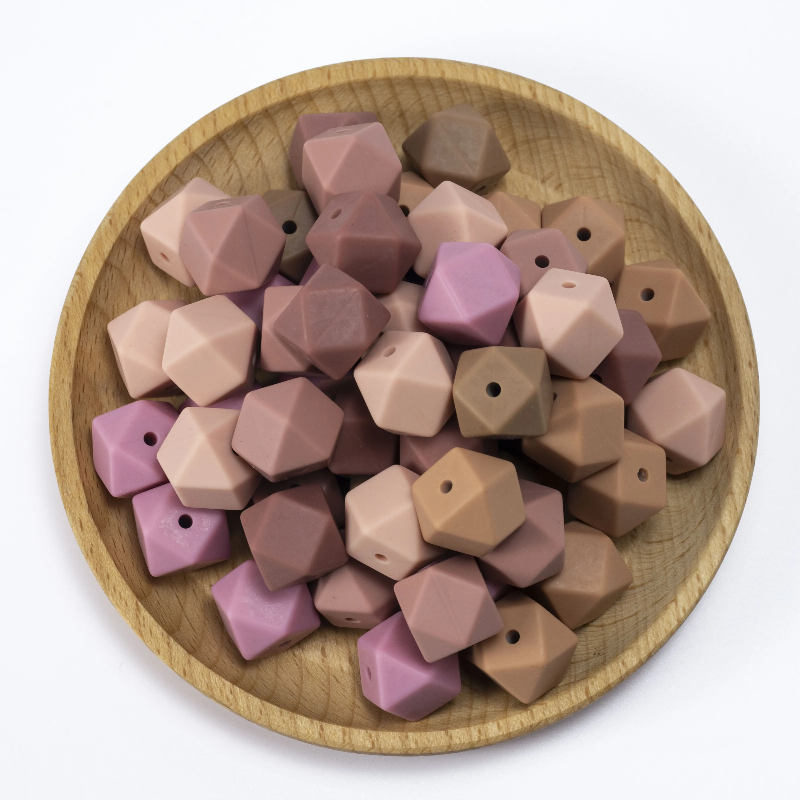 

20 шт., силиконовые бусины для ювелирных изделий, 14 мм/17 мм