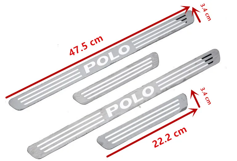 Отлично Новый для VW POLO 2011 2012 2013 2014 2015 Volkswagen аксессуары polo Накладка на порог из