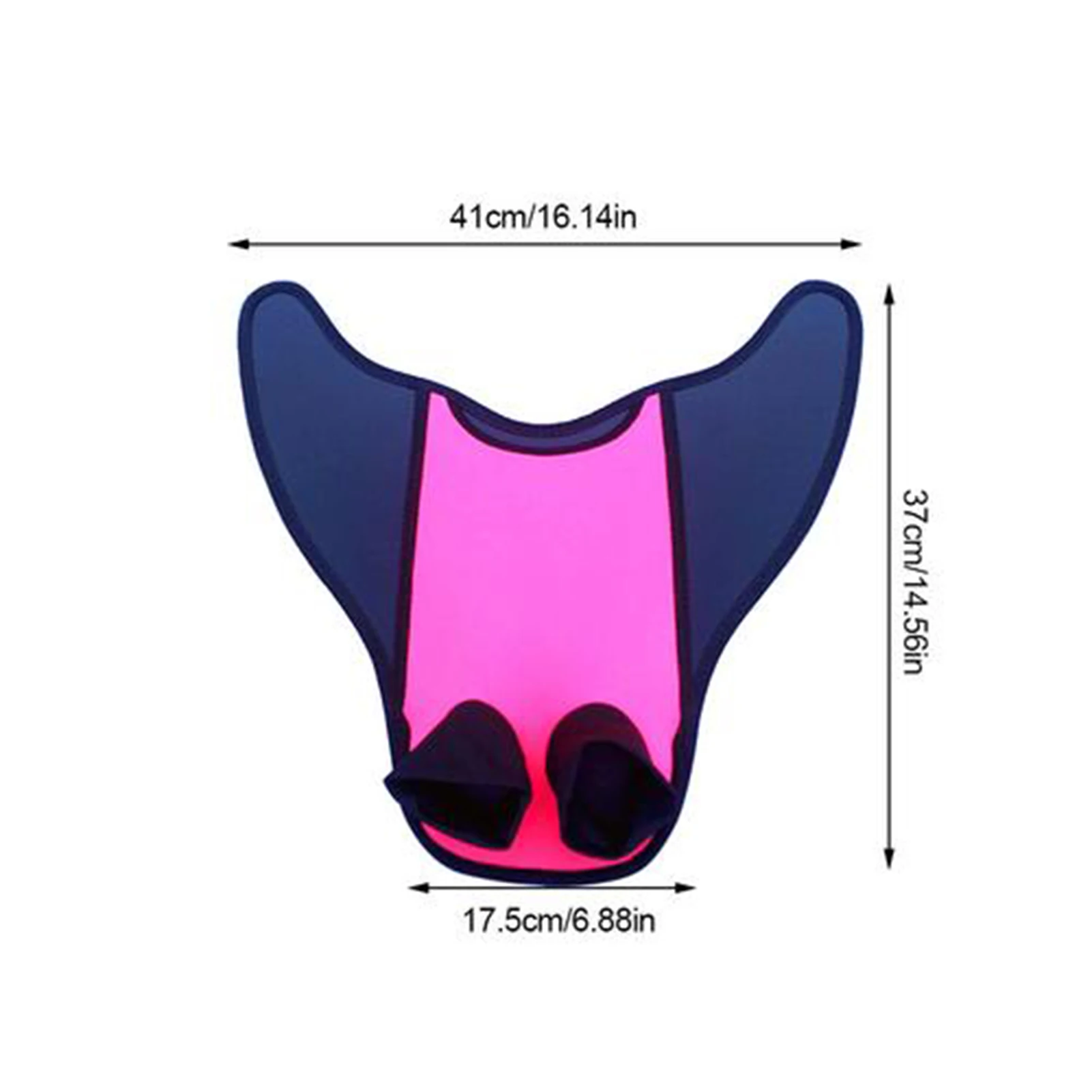 Детские плавательные ласты для тренировок "Русалочья плавательная нога-всплеск" для плавания и ныряния.
