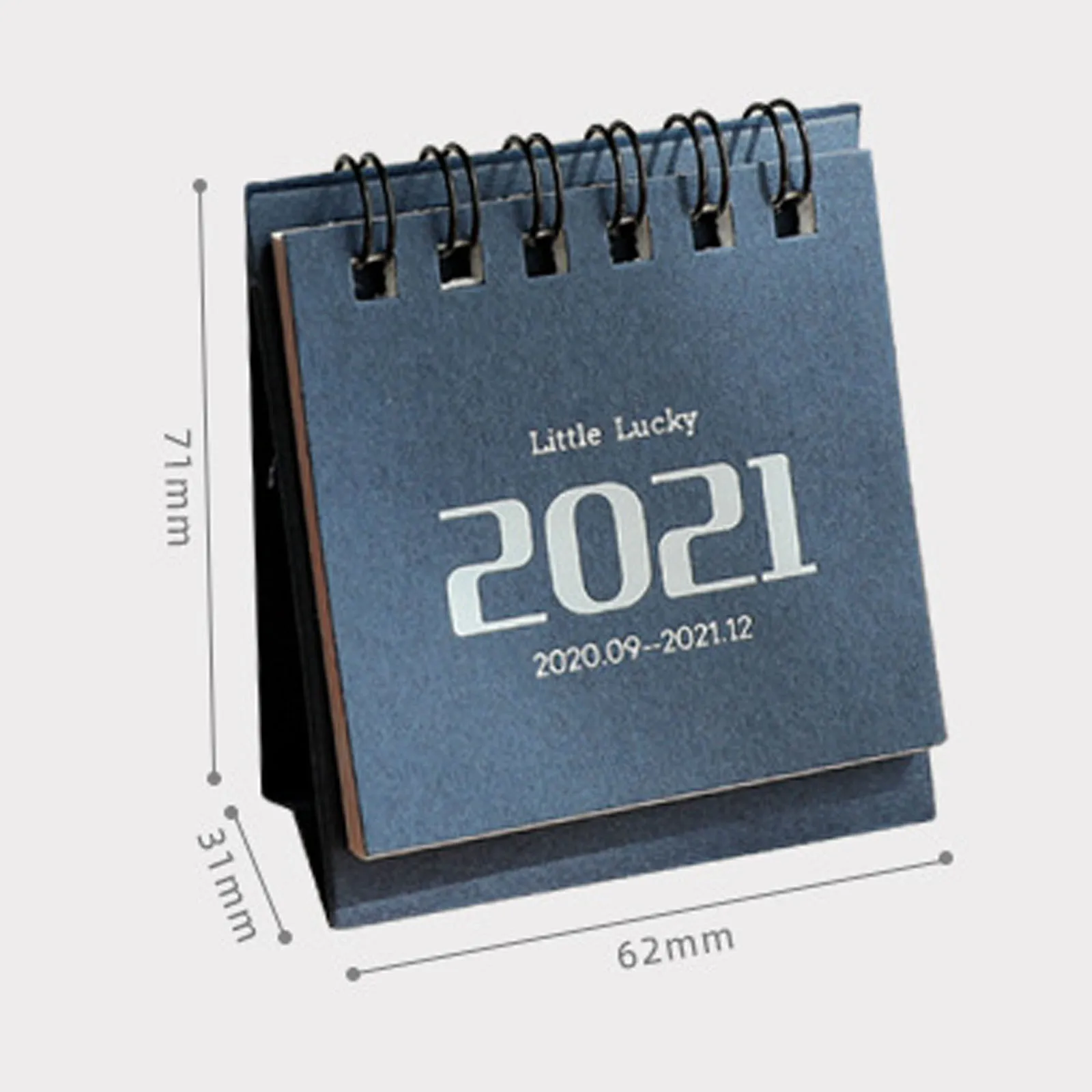 

2021 Simple mini Desktop Paper simple Calendar dual Daily Scheduler Table Planner Yearly Agenda Organizer Desk Calendar