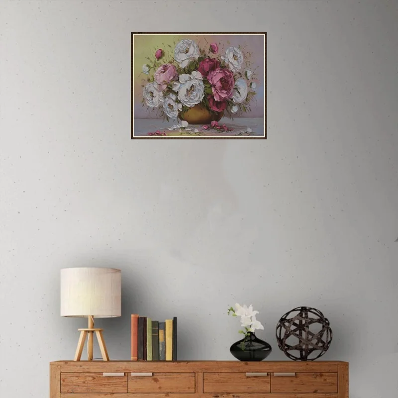 5D красивый цветочный узор алмазная вышивка рукоделие живопись крестиком круглые