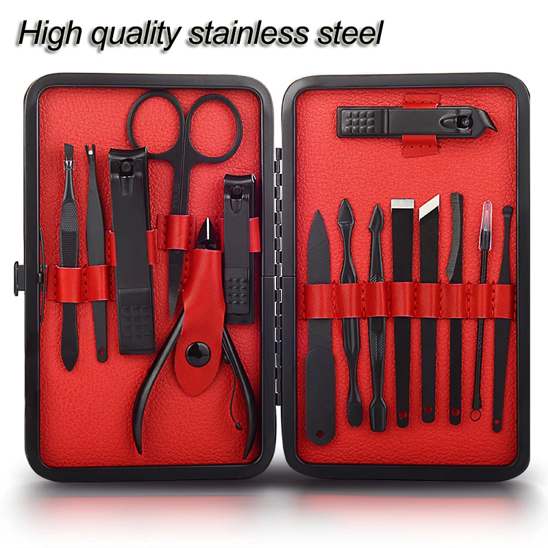 Новый профессиональный маникюрный набор из нержавеющей стали машинка для