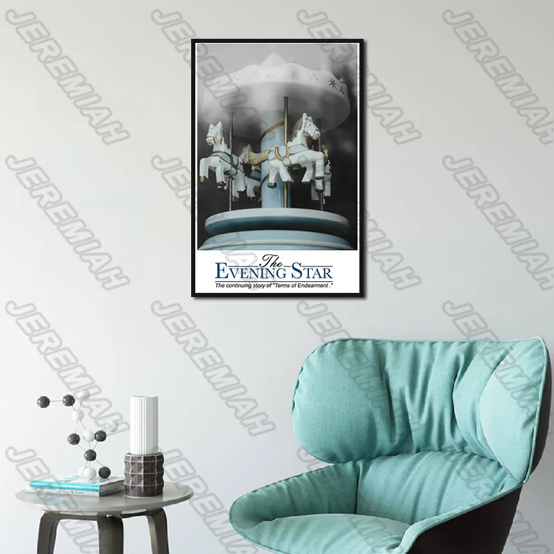 

Merry-Go-Round Coupe Letter Poster Nordic Style Wall Art Canvas Print Painting Modern Living Room Decoration