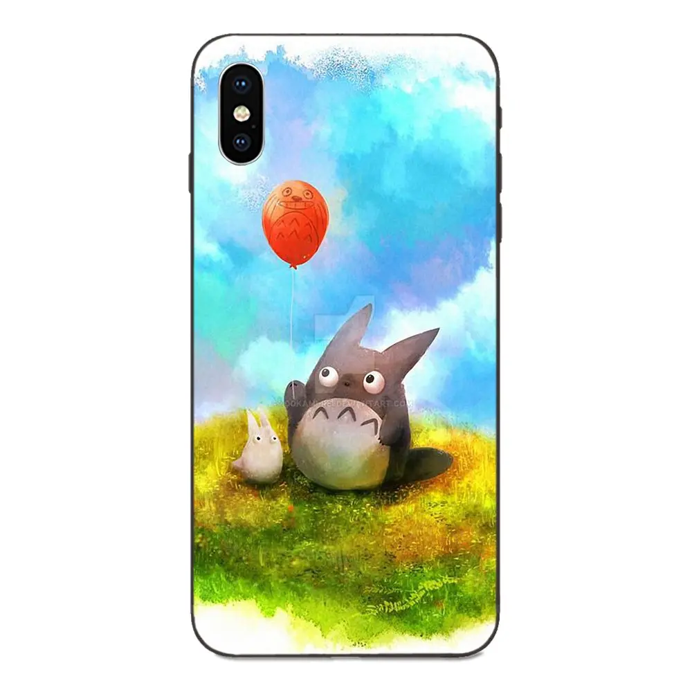 Цветная печать Diy TPU для Xiaomi Redmi Note 3 3S 4 4A 4X 5 5A 6 6A 7 7A K20 Plus Pro S2 Y2 Y3 My Neighbor Totoro Red on.