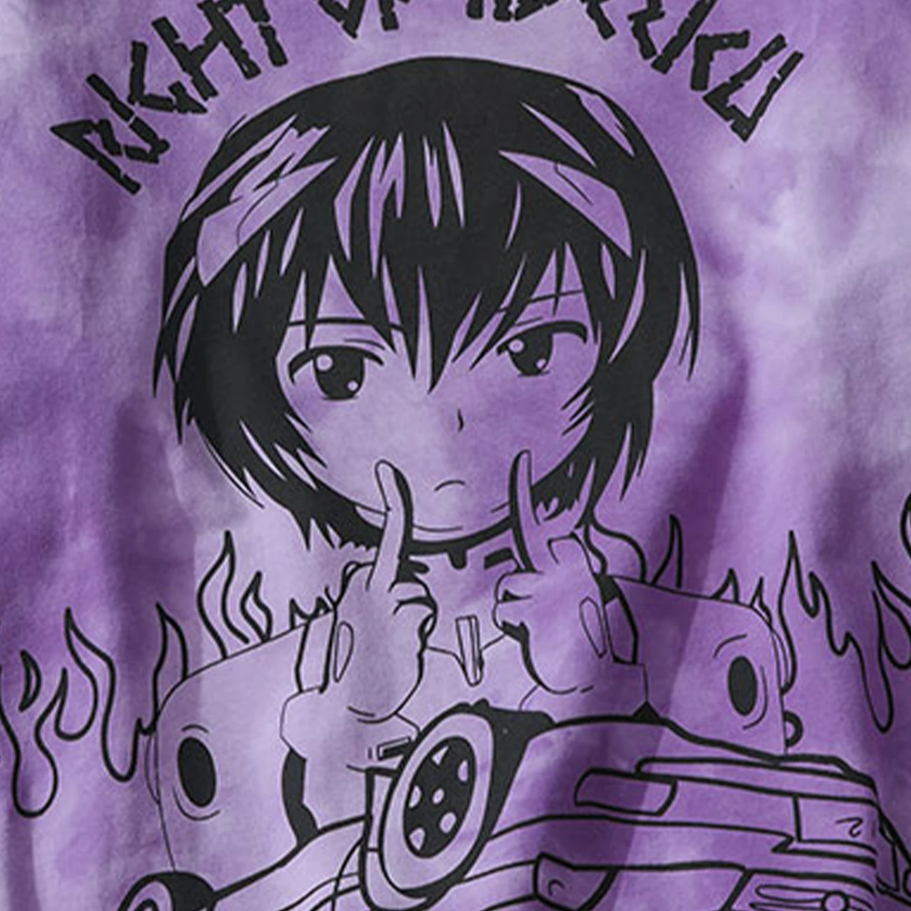 

2021 Streetwear Anime Printed Harajuku Hoodie Sweatshirt Fake Two Tie Dye Hip Hop Hoodie Men Winter Pullover Men Cotton