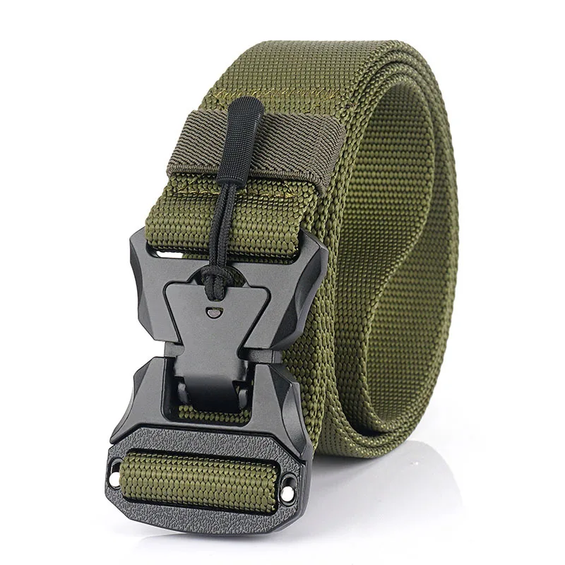 

Tactical Belt Genuine Stretch Versatile Military Army Waist Belt Climbing Hunting Fishing Outdoor Sport Accessories