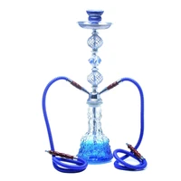 new glass arab hookah shisha cup sheesha chicha smoking accessories nargile for shisha hookah set double smoke pipe shisha