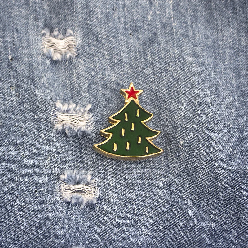 Рождественские подарки оптом для женщин девочек эмаль Санта Клаус X'