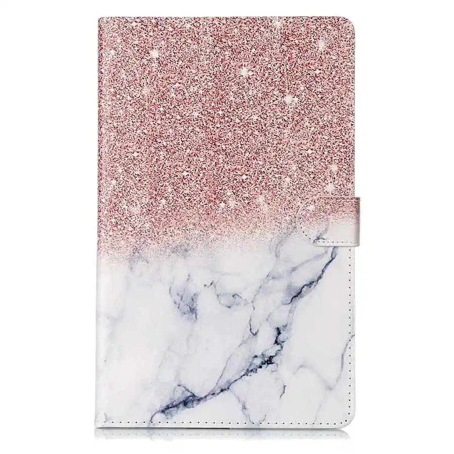 Чехол для Samsung Galaxy Tab A SM-T510 SM-T515 T510 T515 Smart Stand Cover для TabA 10,1 слот для карт чехол для планшета+ пленка+ ручка - Цвет: MGJB