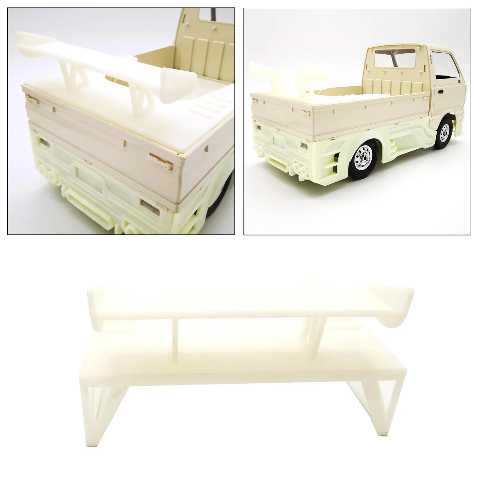 

Simulation 1/10 RC Car Truck Tail Wing Spoiler for WPL D12 RC Car Decoration Parts