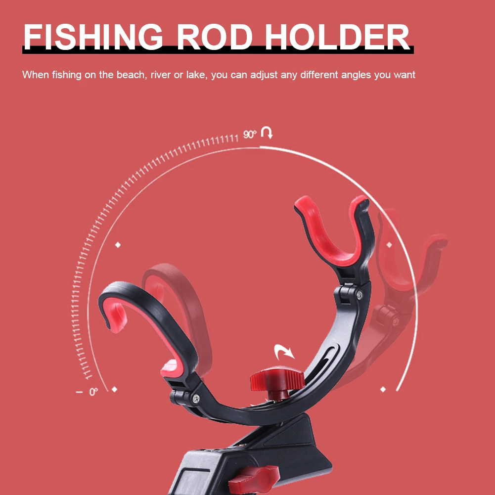 

Universal Fishing Pole Holder Foldable Bracket Sea Lake Fish Rod Rack Stand