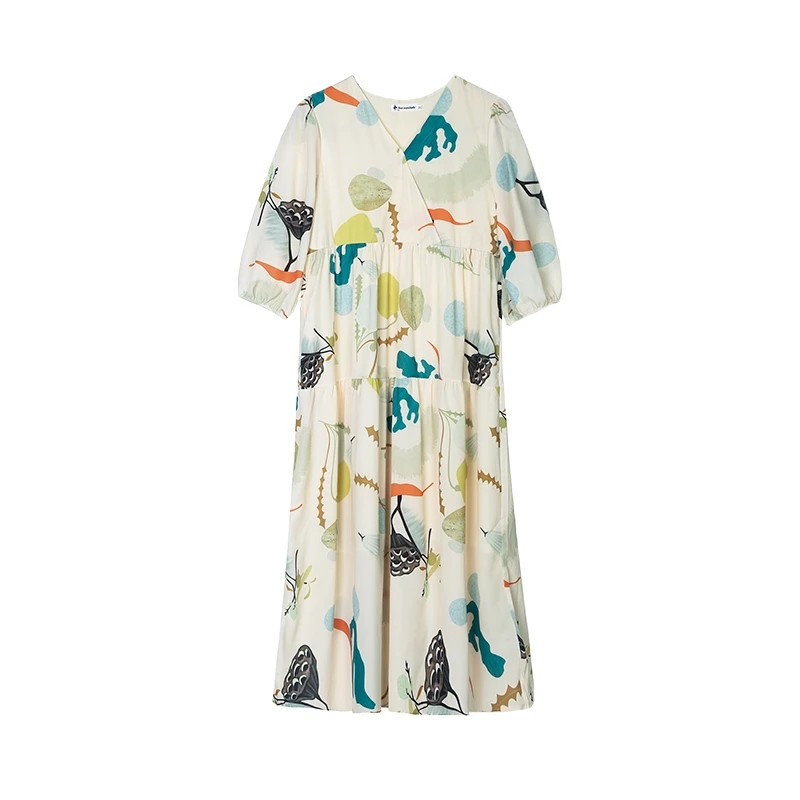 

Maternity Summer Dress Long Skirt Summer European And American Style Maternity Dress Long Skirt Wild Loose Maternity Dress LB849