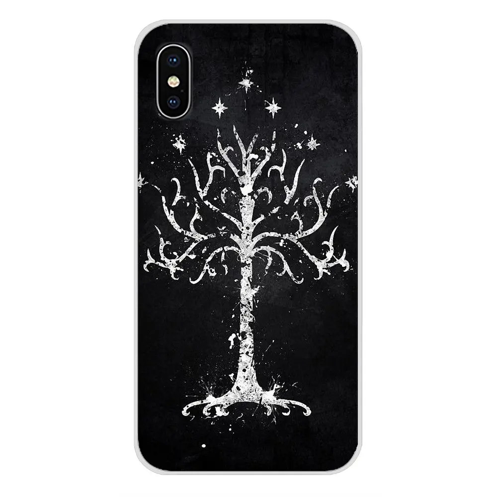 Силиконовый чехол Lotr с изображением белого дерева Gondor для Samsung Galaxy S3 S4 S5 Mini S6 S7 Edge S8