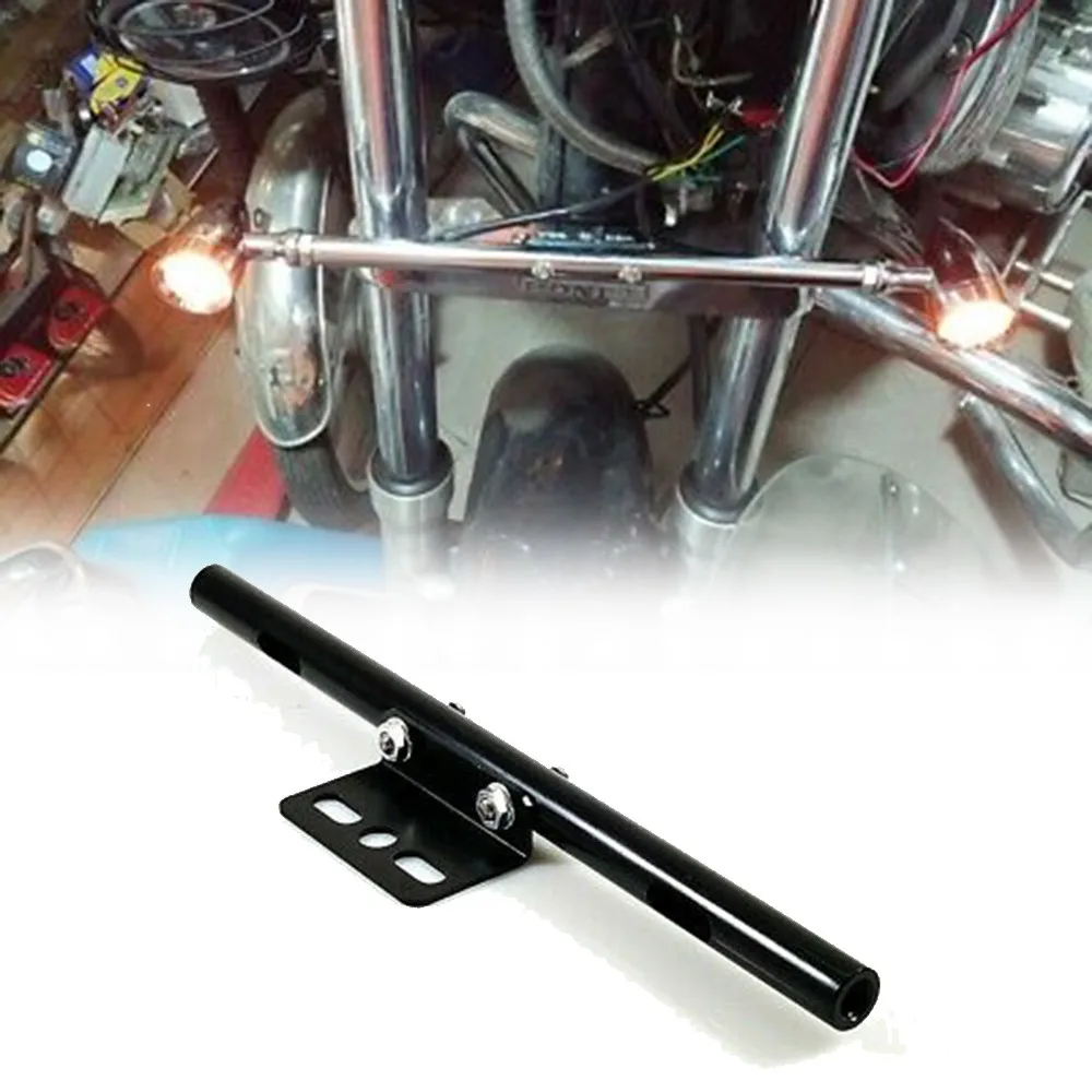 

1PC Motorcycle Bar Turn Signal Bracket For Harley Cafe For Honda/kawasaki Front Short Mount