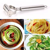 3 in 1 sleeve fruit stainless steel knife vegetables peeler with knife cabbage graters salad potato slicer kitchen accessories
